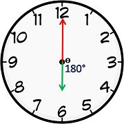 convert clock time to degrees