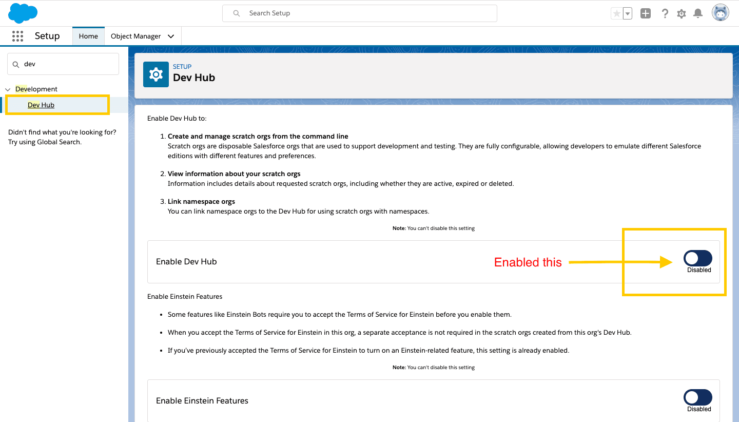 create-a-dev-hub-org